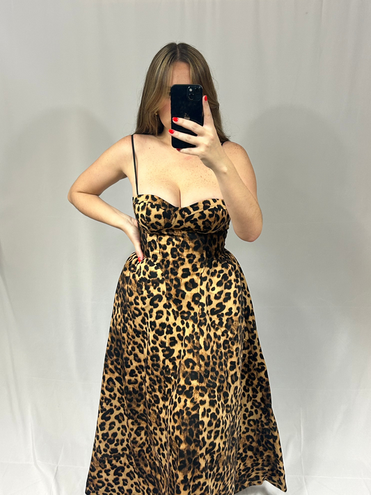 Leopard Midi Dress